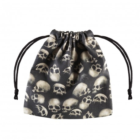 Skull drawstring bag discount