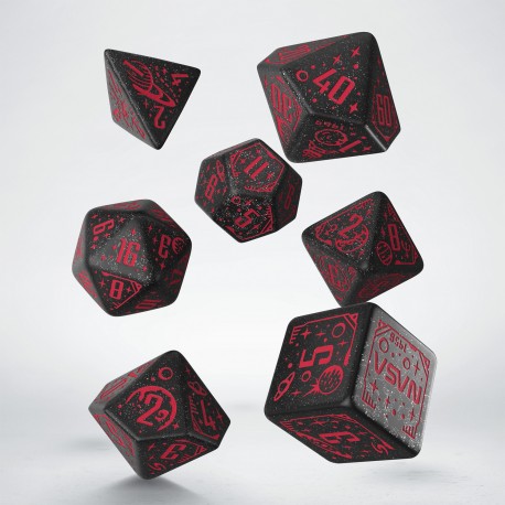 Q-Workshop 'My Very First Dice Set: Magic Journey' – 7-teiliges Kinder-Würfelset, Bunt & Kindgerecht