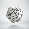 D20 Neuroshima White & black Die