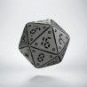 D20 Neuroshima Gray & black Die