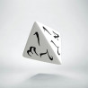 D4 Classic White & black Die (1)