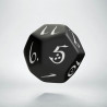 D12 Classic Black & white Die (1)