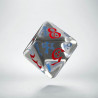 D8 Classic Translucent Blue & red Die (1)
