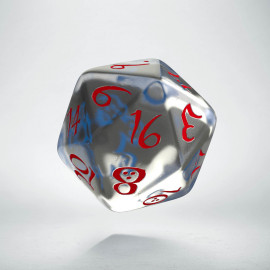 Q-workshop 7 Dice Set of Translucent & Red/Blue Classic SCLE16 