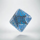 D8 Elvish Translucent & blue Die