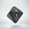 D8 Steampunk Black & white Die (1)