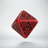 D8 Celtic 3D Red & black Die (1)