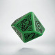 D10 Celtic 3D Green & black Die