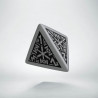 D4 Dwarven Gray & black Die (1)