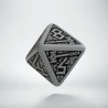 D8 Dwarven Gray & black Die (1)