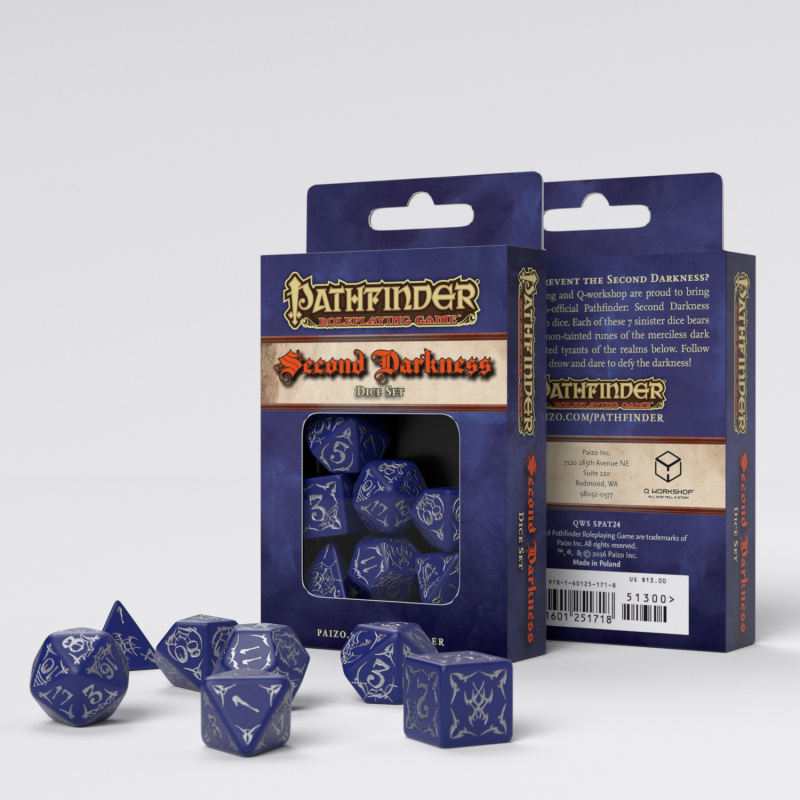 Q-Workshop Pathfinder Wrath of the Righteous Dice Set New TD2 SPAT06 