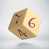 D6 Classic Beige & burgundy Die (1)