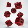 Celtic Red & black Dice Set VINTAGE