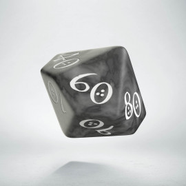 D100 Classic Smoky & white Die (1)