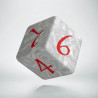 D6 Classic Pearl & red Die (1)