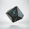 D10 Galactic Black & blue Die (1)