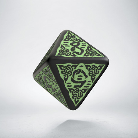K8 Celtycka 3D Czarno-zielona