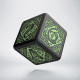 D6 Celtic 3D Revised Black & Green Die