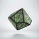 D10 Celtic 3D Revised Black & Green Die