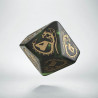 D10 Dragons Bottle green & gold Die (1)