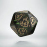 D20 Dragons Bottle green & gold Die (1)