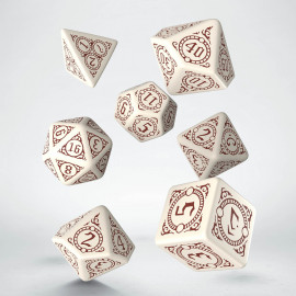 Flaming Metal Ancient Dice Set with Giftbox for D&D and Pathfinder RPG 