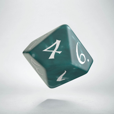 D10 Classic Stormy & white Die (1)
