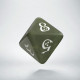 D8 Classic Olive & white Die (1)