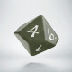 D10 Classic Olive & white Die (1)