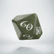 D100 Classic Olive & white Die (1)
