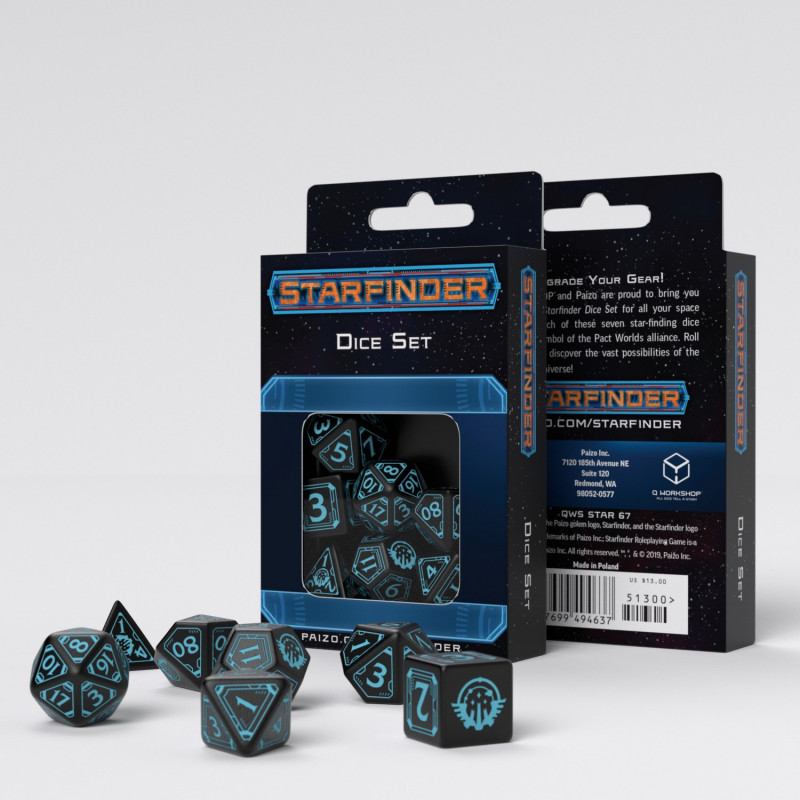 7 Starfinder Against the Aeon Throne dice set 