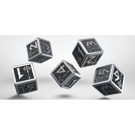 Metal Dwarven 5D6 Dice (5)