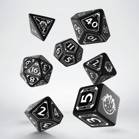 Starfinder Dice Set (Limited Edition, Black & white) (7)