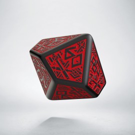 thumbnail interactive-video image 1 of D12 ELVISH BLACK & WHITE DIE 1 of 12
