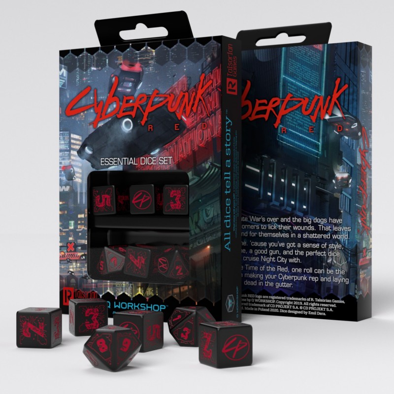 Cyberpunk Red Essential Dice Set 6 