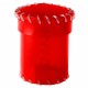 Kubek z Ery Plastiku Przyjrzysto-czerwony, PVC
