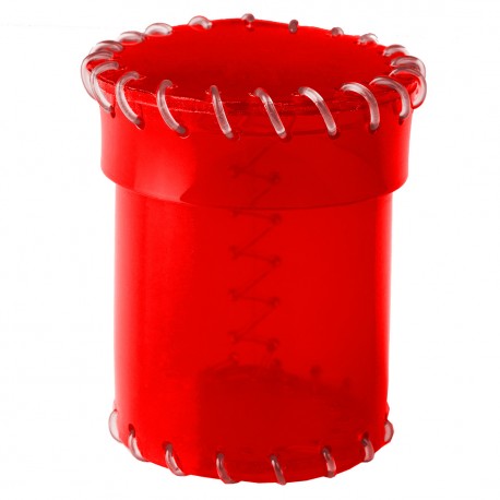 Kubek z Ery Plastiku Przyjrzysto-czerwony, PVC