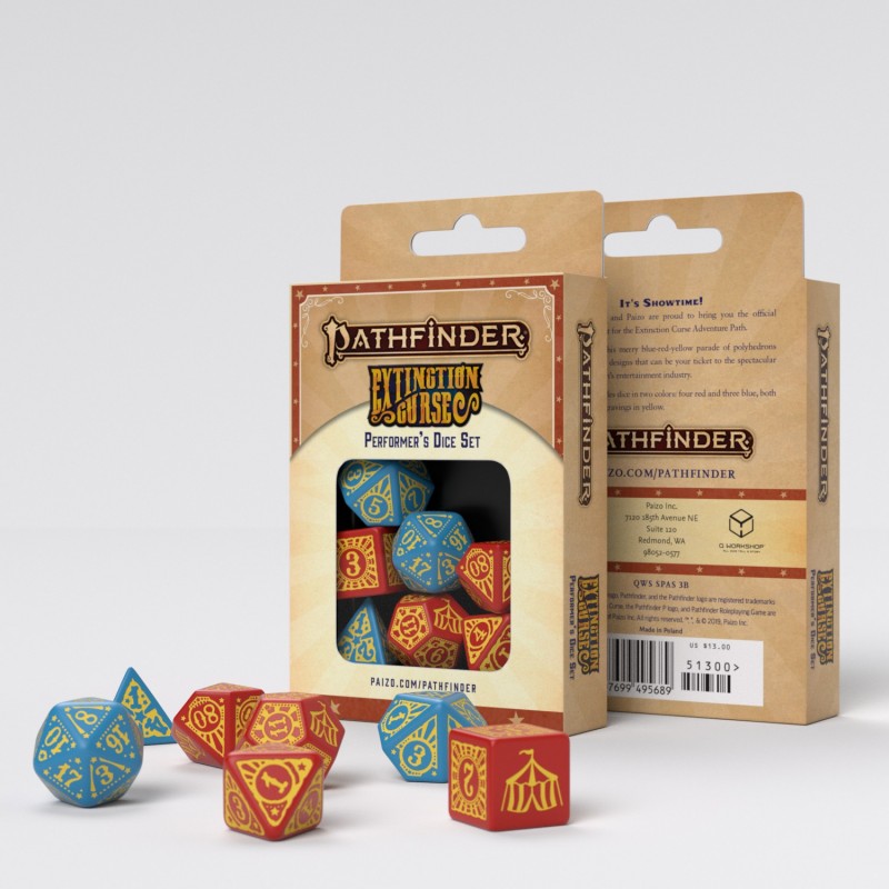 Pathfinder Extinction Curse Performer's Dice Set - SPAS3B - RPG