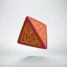 D4 Dragon Slayer Red & orange die