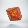 D100 Dragon Slayer Red & orange die