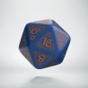 D20 Wizard Dark-blue & orange die