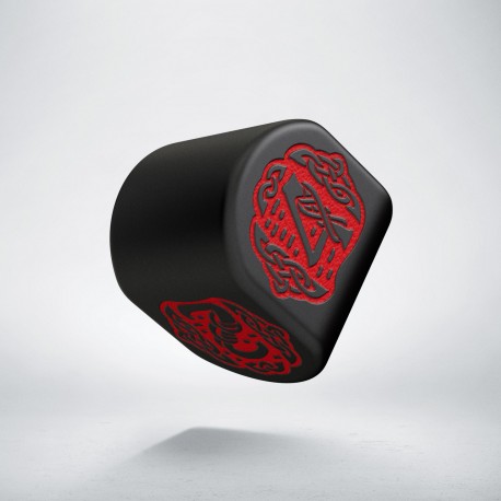 K4 Celtycka 3D Modern Czarno-czerwona