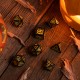 Kości RPG Halloween Jack O'Lantern