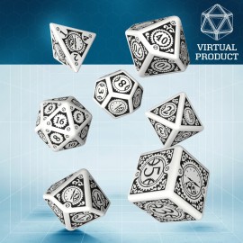 Lot De 7 Dés Pathfinder Hell's Rebels – Multicolores, Chiffres Lisibles – Pour Jeux De Rôle, RPG Et Jeux De Société