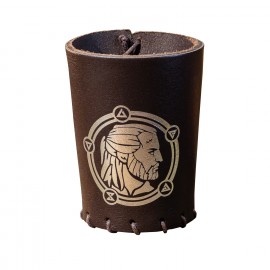 Leather dice cup Lord of the rings LOTR Personalized Tabletop Gaming You shall not pass Custom RPG leather Dice cup Middle Earth