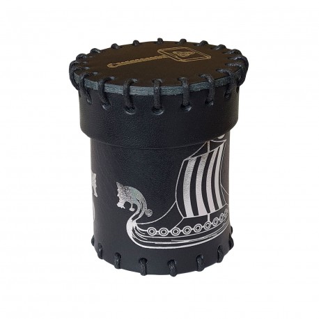 Viking Black & silver Dice Cup