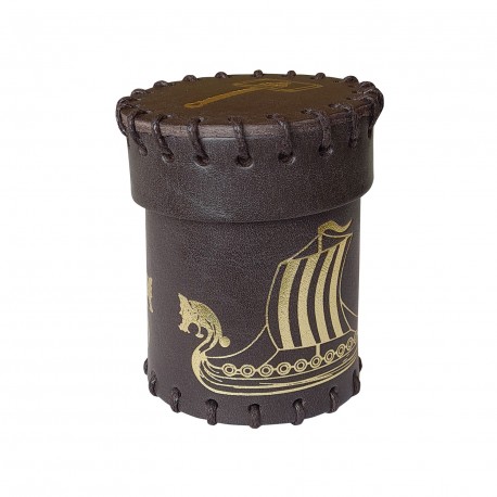 Viking Brown & gold Dice Cup