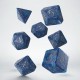 Elvish Cobalt & Silver Dice Set