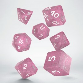 Pink Ribbon Dice Set