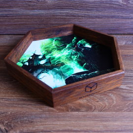 Cultist Wooden Dice Tray